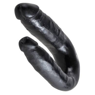 King Cock Small Double Trouble Black