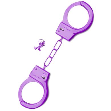 Shots Toys - Metal Handcuffs Handschellen purple