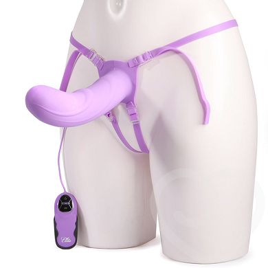 Fetish Fantasy Elite hohler Strapon mit Silikon-Vibrator - 20,5 cm