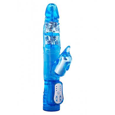 TOYJOY - Twinturbo Dolphin - 25,5 x 4 cm - in Blau