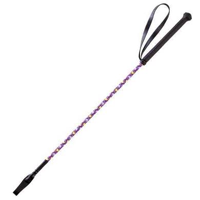 WHIP&GO "Fun Herzchen" Reitgerte, violett, 65 cm