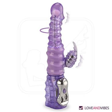 Rabbit-Vibrator Purple Bumps