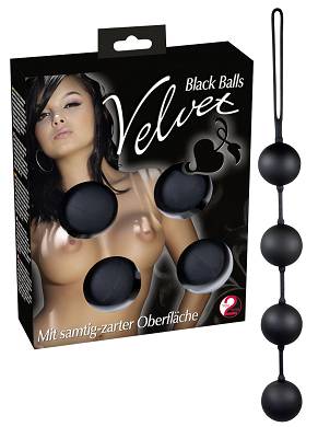 Velvet Black Balls 4er