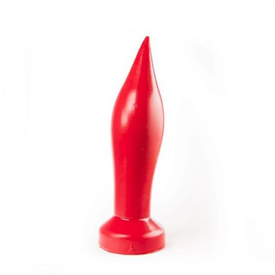 Buttplug lange Kerze rot 18,5 x 6 cm