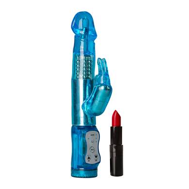 Rabbit Vibrator in Blau
