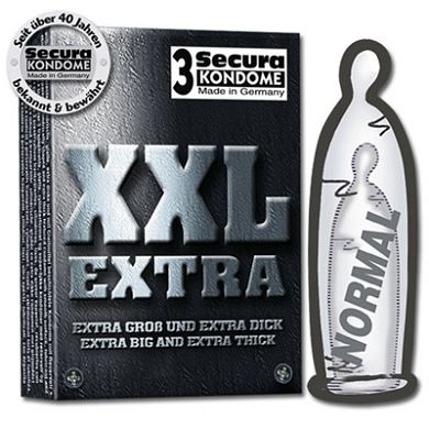Secura XXL Extra Kondome - 3 Stck