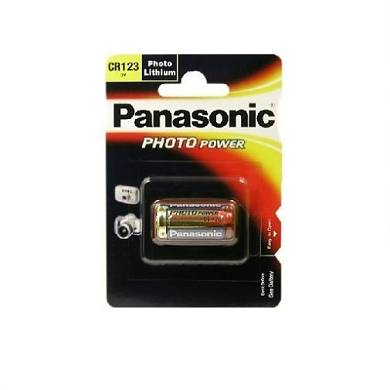 Batterie CR123 123 Panasonic 3V Lithium - 123 DL123A CR123A - MHD-2024, Blister