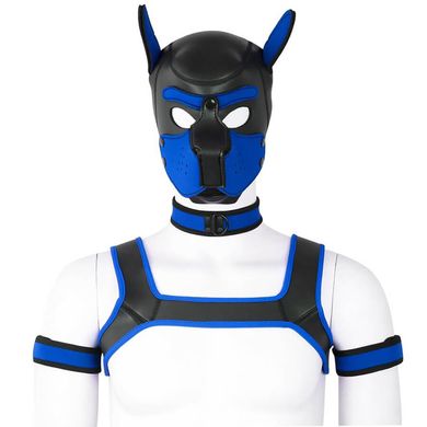 HardcoreDeLuxe Neoprene Puppy Hood blue