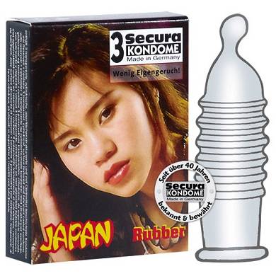Secura Japan Rubber 3 Stck