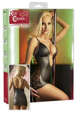 Schwarzes Minikleid