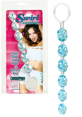 SWIRL Pleasure Beads blau