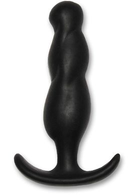 8,5 x 2,2 cm Smiling butt plug tripple 100% Silikon schwarz