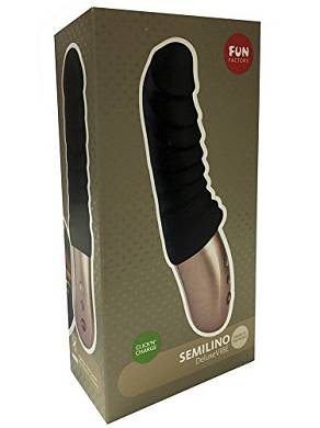 Fun Factory Semilino DeluxeVIBE Vibrator schwarz - inklusive USB-Ladekabel!