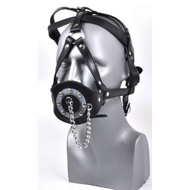 Leder Knebel-Geschirr mit St?psel