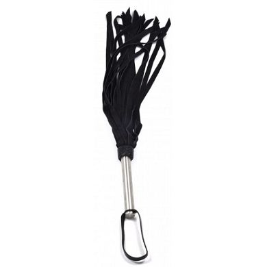 Flogger mit weichen Riemen und Metallgriff