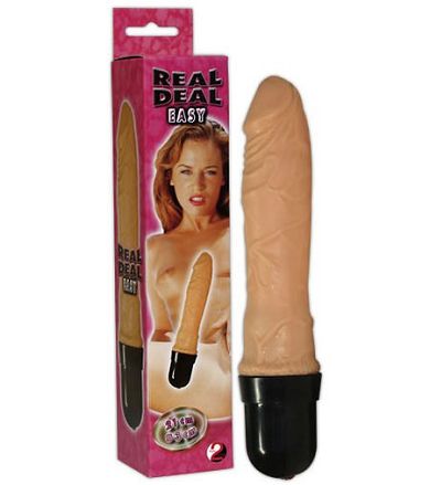 Real Deal Easy - Vibrator mit ausgeprgter Eichel - 21 cm