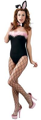 bunny-kostm-set-schwarzer-trgerloser-body
