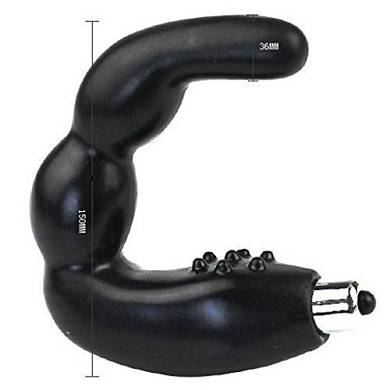 LifeJoy Silikon Best Male Dark Warrior Male vibrierende Prostate & Hoden Massager Wate