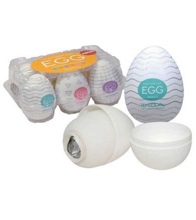 Tenga Masturbator - Egg Variety 1 6er