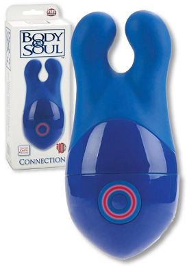 14 cm Vibrator 10 Function Body&Soul Connection blue