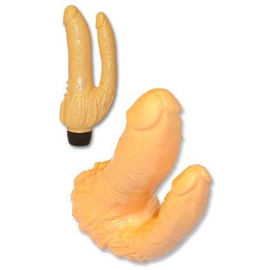 21 cm Over & Under Vibrator - Doppeldecker-Vibrator