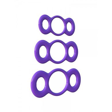 C-Ringz 3-Ring Trainer Set: Penisring-Set, lila