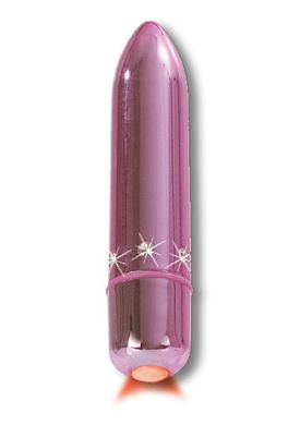 8 x 2 cm Vibrator - Crystal High Intensity Bullet pink