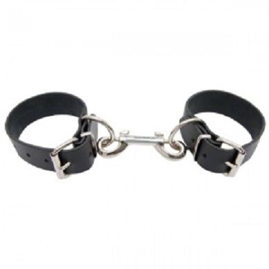 Leder Handfesseln mit Doppelkarabinerhaken