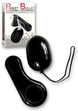 Pocket Bullet black - Schnurlos Vibro-Ei
