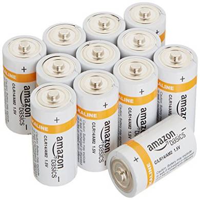 AmazonBasics Alkalibatterien. Typ C. 12 Stück