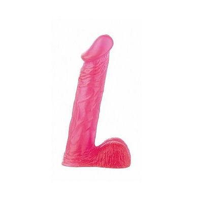 X-Skin 8 PVC Dong 17.5 cm - Transparent Pink 1 Stück