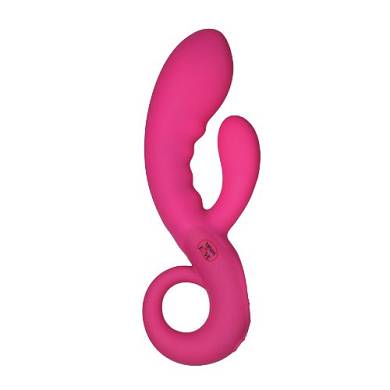 Minds of Love - Silikon Vibrator Franco. wiederaufladbar - Massagegerät mit Klitoris
