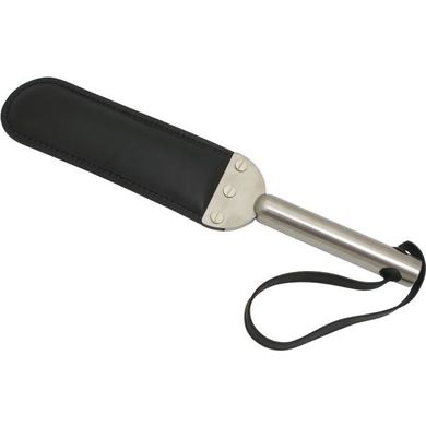 MisterB Lederpaddle mit Edelstahlgriff L