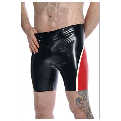 Latex Radhose m Einsatz