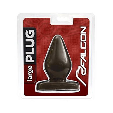 Falcon - Butt Plug - Analplug Large - Black / schwarz - 13.5 cm lang. davon ca. 12 cm einf