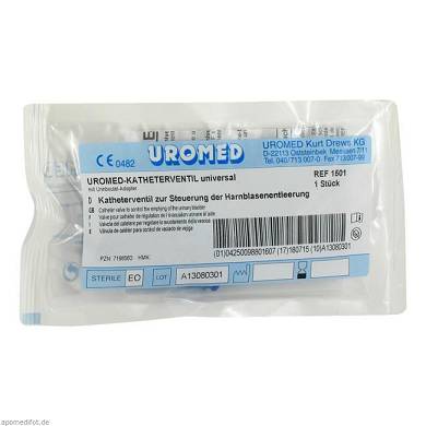 UROMED Katheterventil m.Adapter f.Btl.1501 1 St PZN: 07198560