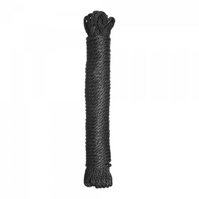 Premium Nylon Bondage-Seil - in Schwarz