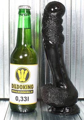 23 x4,5 cm TSX Dildo Frenchy Super Cock black