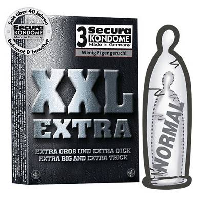 Secura XXL Extra Kondome - 3 Stck