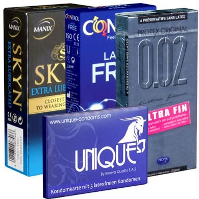 Der Latexfreie Kondomotheke® Mix 4B (Protex. Control. Manix. Unique)