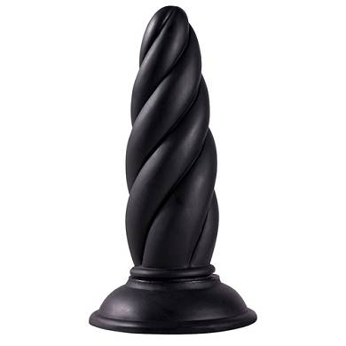 Menzstuff Twisted Buttplug in Schwarz