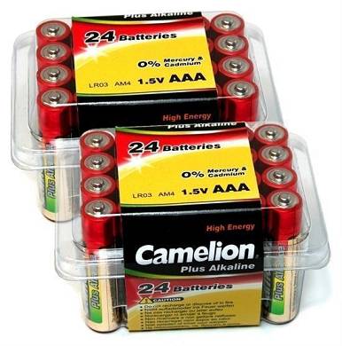 48 STÜCK CAMELION PLUS ALKALINE BLISTERBOX 1,5V R03 /R3 AAA Micro BATTERIEN BOX