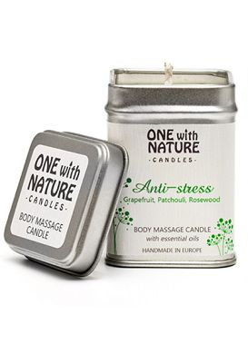 Massagekerze One with Nature 108 g Anti-stress