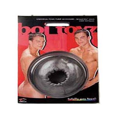 Boi Toyz - Penis Pump Accessory - Sensafirm Anus Gray Metallic