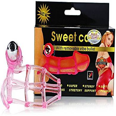 Deluxe Silicone Power Cock Cage - mit Vibration - Penishülle