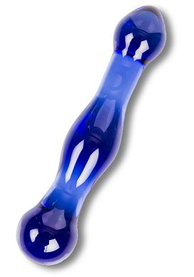 14 x 2,8 cm Glasdildo - Glassvibrations Lady No.02