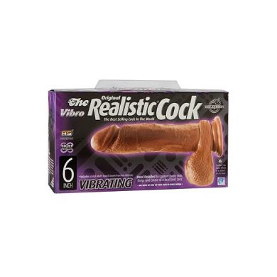 Vibr. Realistic 6 Inch Mulatto