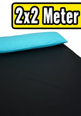ORGY-Spannbettlaken Schwarz 2 x 2 m