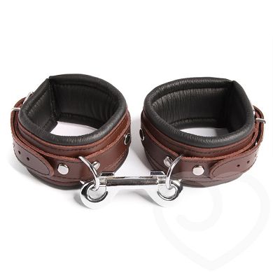 DOMINIX Deluxe BRAUN Fufesseln aus Leder