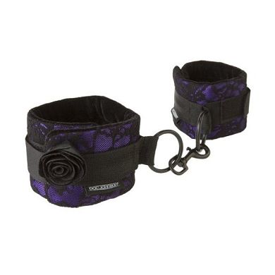 Doc Johnson - black Rose Kinky Kuffs